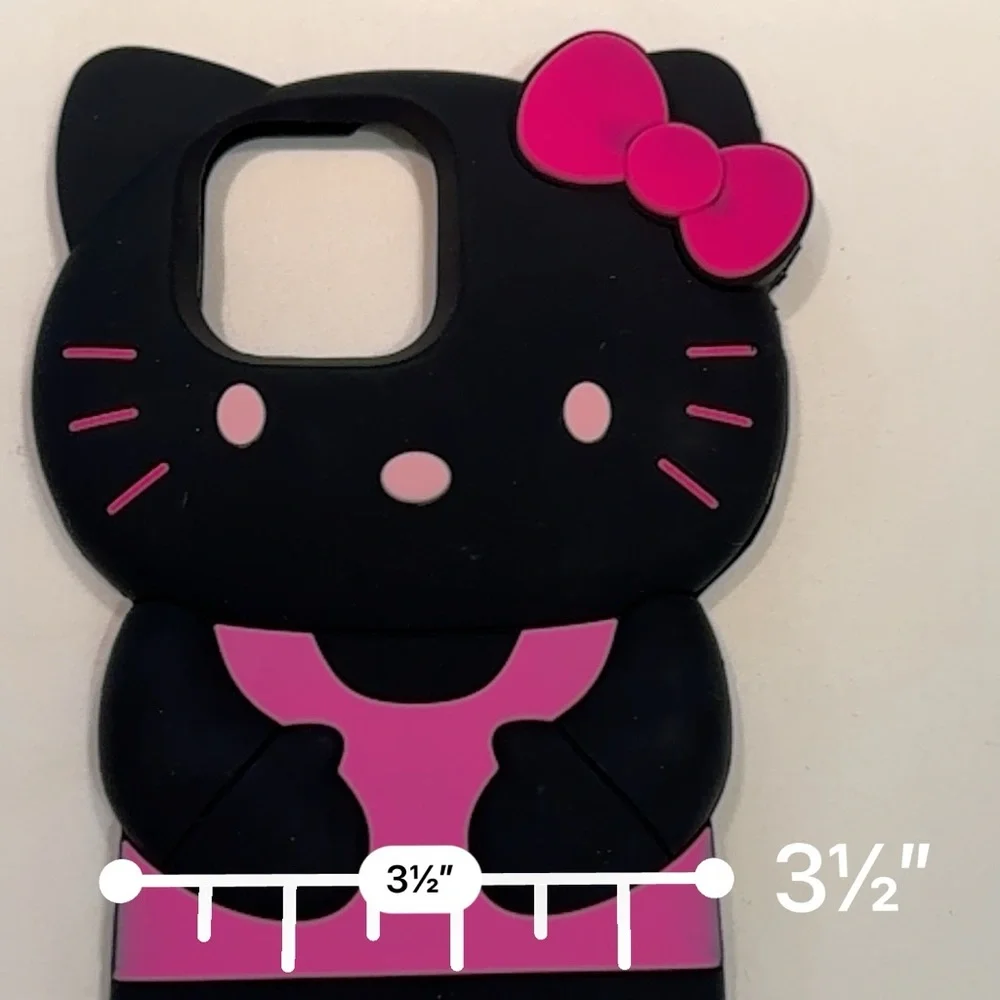 Hello Kitty Black and Pink IPhone Case